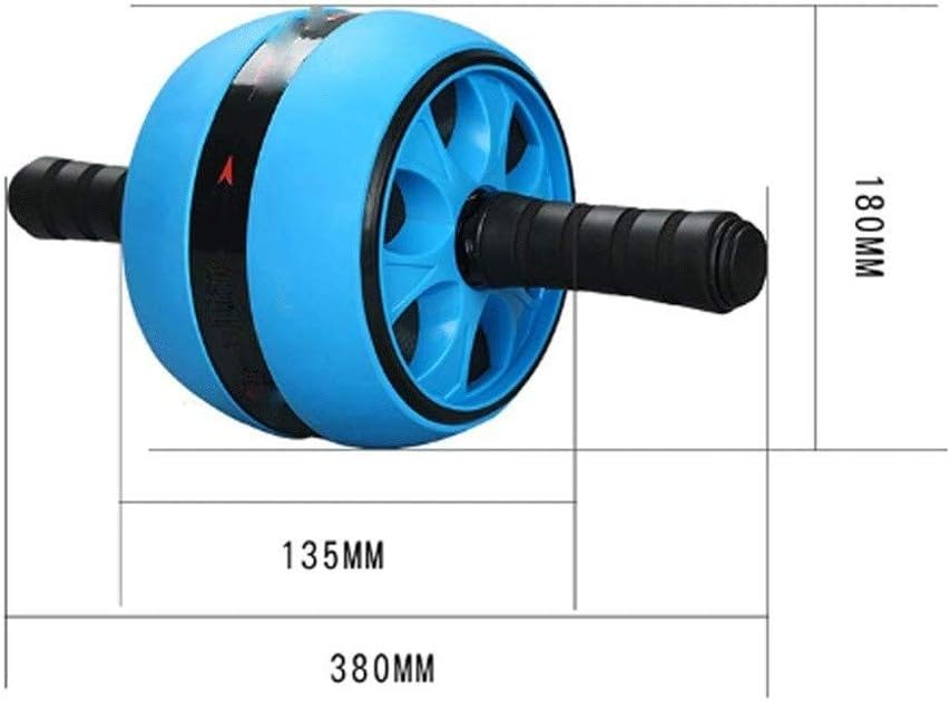 Abdominal muscle wheel - Resistance Band,Knee Pad,Anti-Slip Handles,Storage Bag and Training Program Abdominal Core Carver Fitness Workout