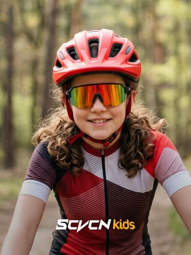 SCVCN Youth Sports Sunglasses for Boys Girls Baseball Cycling Glasses Kids,Lightweight,UV400 Protection, Ages 6–12 S9032 - image 3