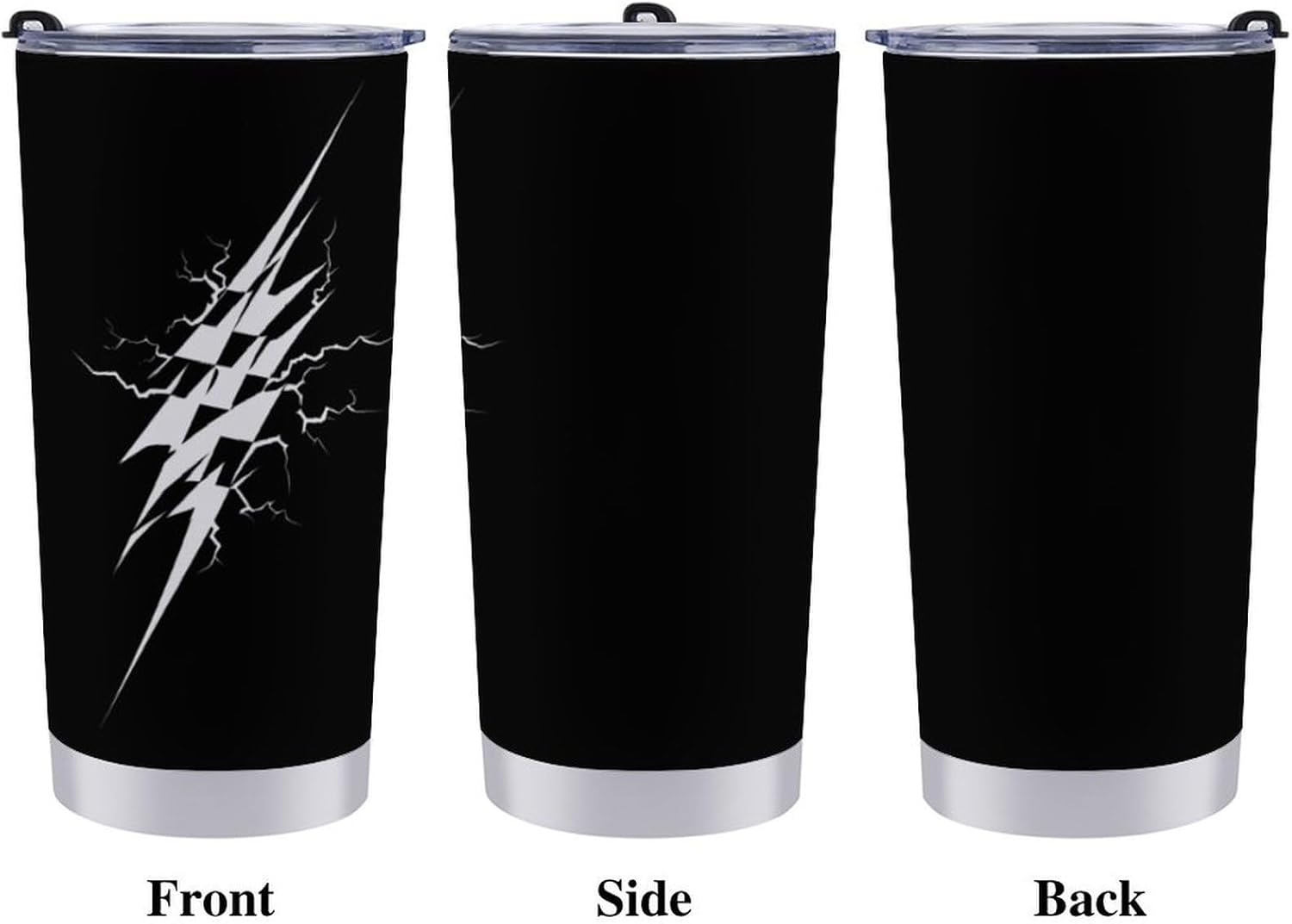 Checkered Thunder Checkerboard Travel Coffee Mug Stainless Steel Insulated Tumbler Water Bottle Tea Cup for Home Office