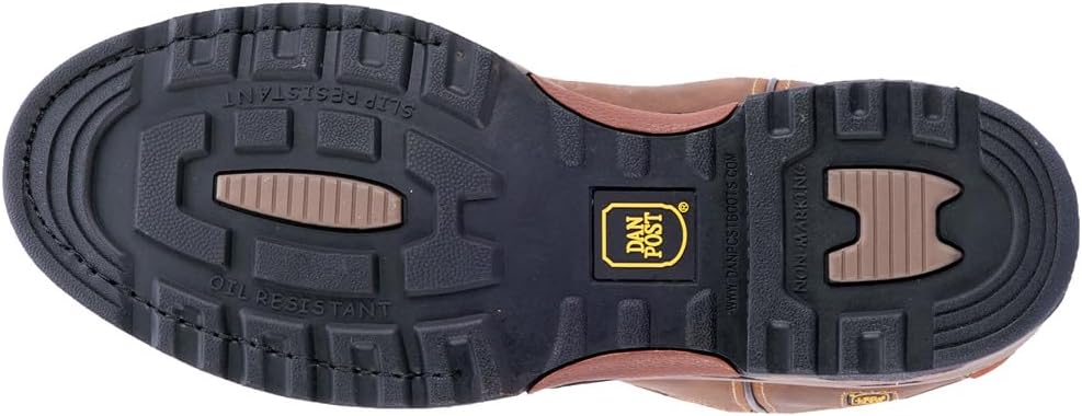 Dan Post Tan Journeyman Steel Toe Mens Work Boots DP69512 - Image 5
