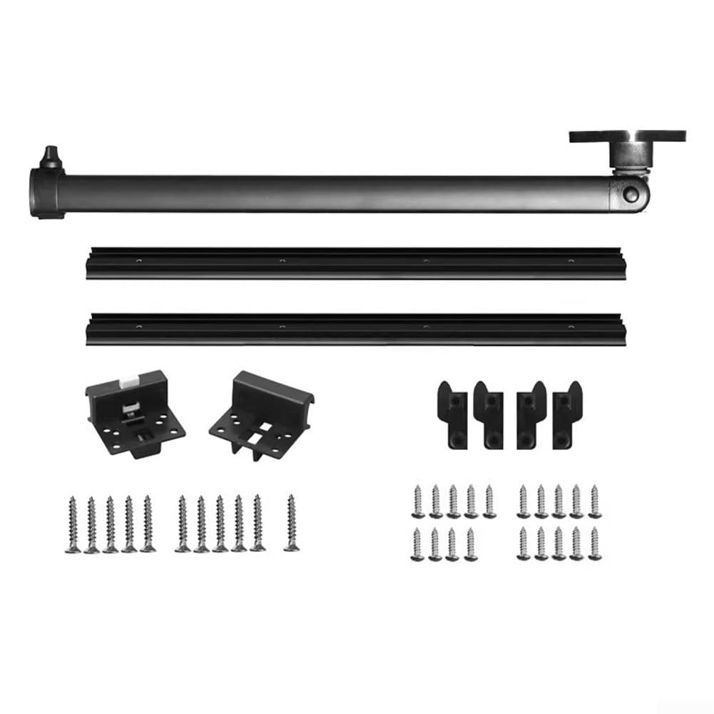 Verstellbares Wohnmobil-Tischbein-Set, Teleskop-Camper-Tischstütze, 53,3-91,4 cm, klappbares Bein-Set aus Aluminiumlegierung mit Gleitschienen-Montagesystem, für Yachtanhänger