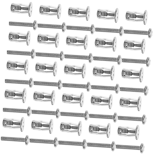Cabilock 25Pcs Expansion Nuts for Hollow Wall Anchors Decorative Bolts for Hollow Doors Easy to Install Fasteners for Security