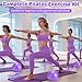 Fantspati Pilates Equipment Kit for Home Workouts - 18pcs Set- 14'' Pilates Ring and Ball Set for Women, Pilates/Yoga Accessories Kit with Wrist Weights, Resistance Bands, Core Sliders, Yoga Strap
