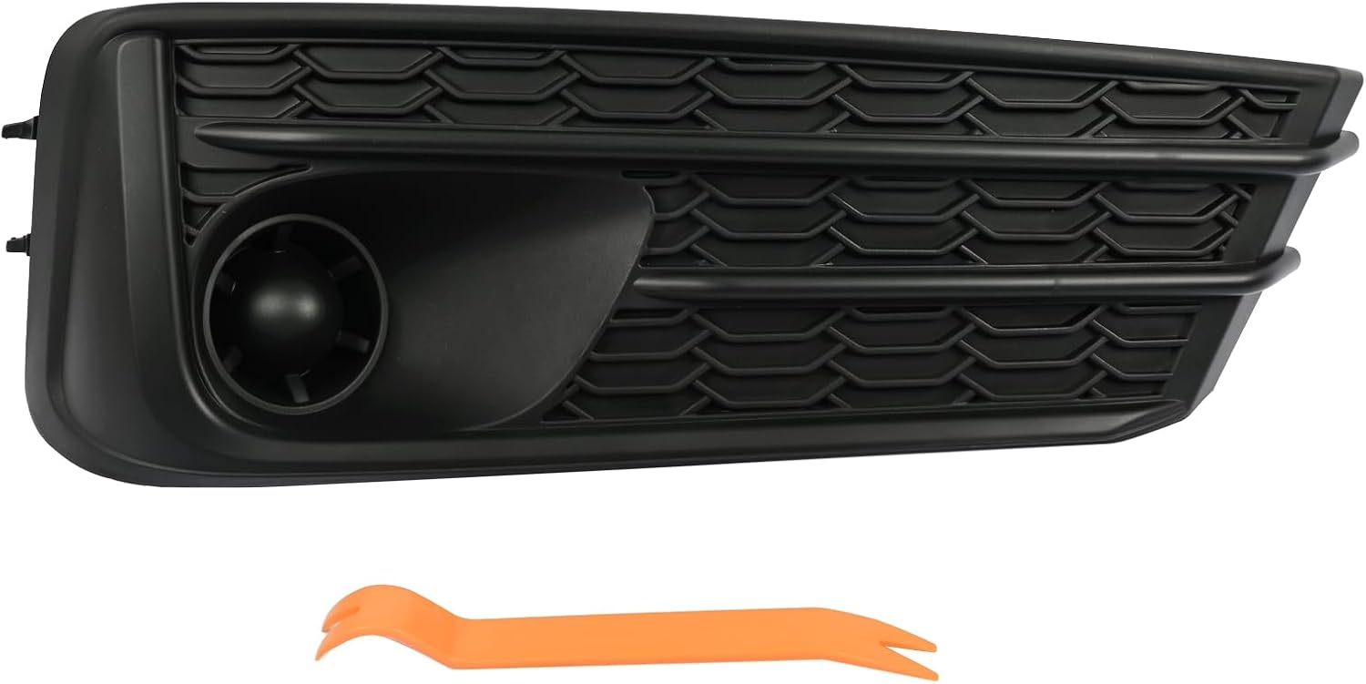 Right Passenger Side Fog Light Cover w/o Hole 57737FL00A Black Fit for Subaru Impreza 2020 2021 2022 2023 2.0L Front Bumper Fog Lamp Bezel