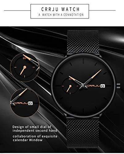 Mgae Unique Design Mens Watches Top Brand Calendar Ultra-Thin Wrist Watch Men's Sport Waterproof Watch Clock #TOP4