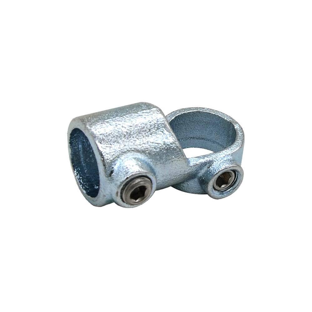 1pcs DN25(ID 35mm) Rotate 3-Way Tees Tube Connectors Joint of Galvanized malleable Steel Pipe Fittings, Used for guardrail Installation Handrail System — image 1