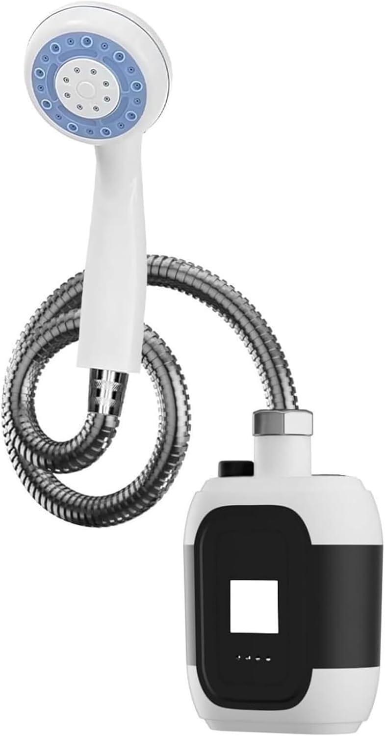 Portable Camping Shower Pump - Rechargeable Outdoor Shower Head Sprayer, Perfect for Camping, Hiking, Travel, Car Washing & Pet Cleaning