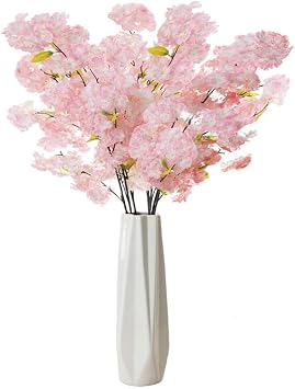 Yapay Çiçek Bahar Dalı Japon Kiraz Çiçeği 90 cm AÇIK PEMBE