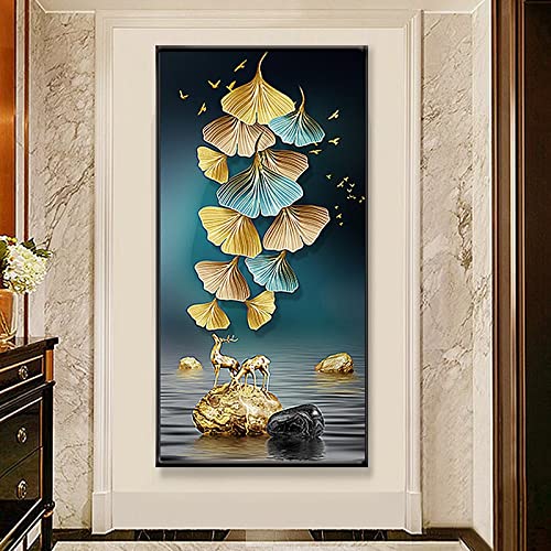 Peinture au Diamant Adultes Cerf de fortune Mosaïque 5D 40x80