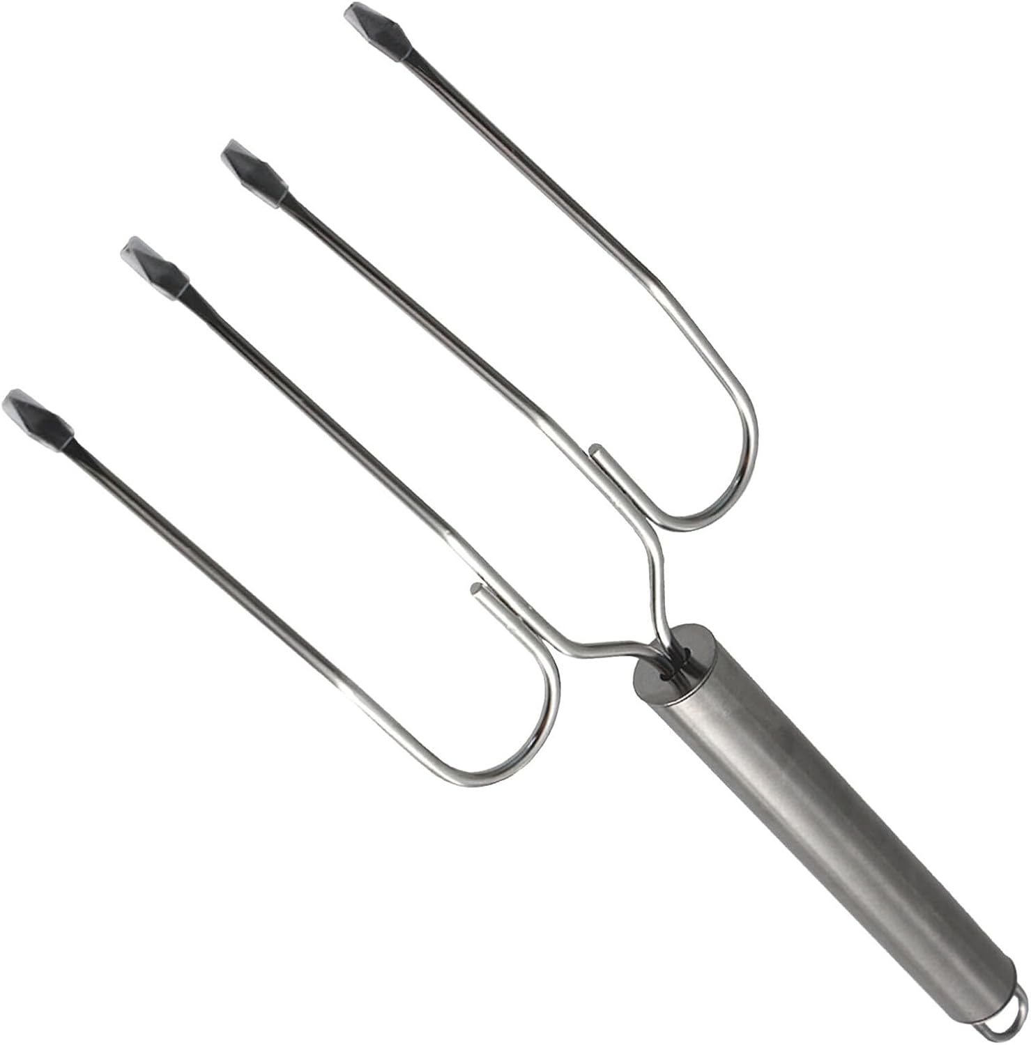 Stainless Steel Turkey Lifting Fork Bbq Grilling Tool for Outdoor Poultry Roasting and Thanksgiving Household Meat Carving