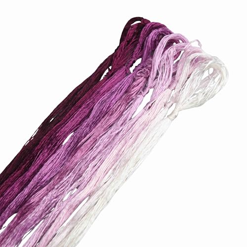 Image of Mulberry Silk Floss Embroidery Thread Floss-Cross Stitch Threads China Silk Woven Jewelry Threads DIY Sewing Kits (101)