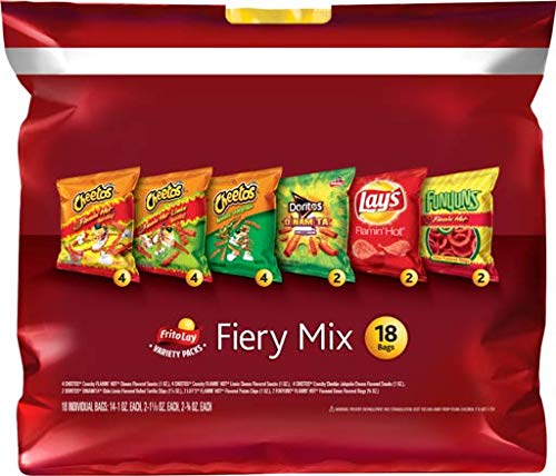Frito-Lay 18 Piece VP Fiery Mix, 17.75 Ounce
