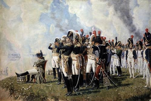 Tableau Napoléon Bonaparte Borodino décoration murale salon et bureau