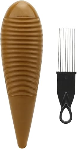 Janzoom Guiro con raspador, instrumento de orff de plástico, interesante y elegante para niños para principiantes