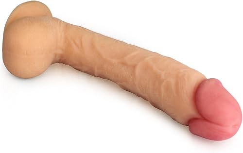 Miniatura 8 de Seductive Dildo - Consolador de silicona con textura de vena perfecto para principiantes - Base de succión - Sin látex ni ftalatos - 6 x 3.5 x 3.5