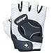 Harbinger 13919 Women's Flexfit Weightlifting Gloves with Flexible Cushioned Leather Palm (Pair), White, Small