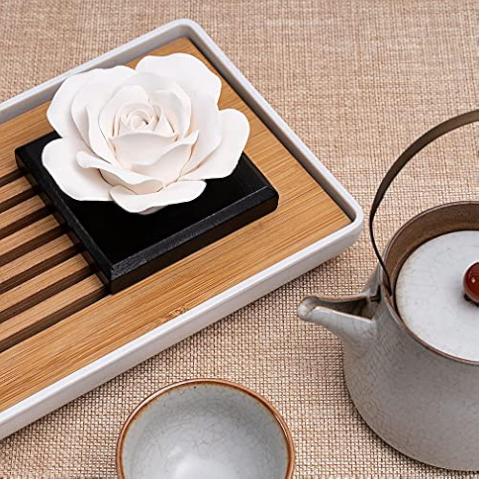 Rose Flower Styling Essential Oil Diffuser Stone