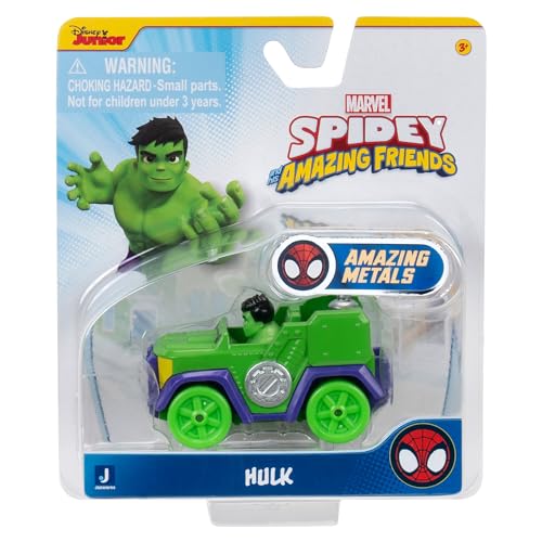 Spidey and His Super Friends SNF0309 - Vehículo de metal Hulk, juguete a partir de 3 años Spidey and His Super Friends SNF0309 - Vehículo de metal Hulk, juguete a partir de 3 años