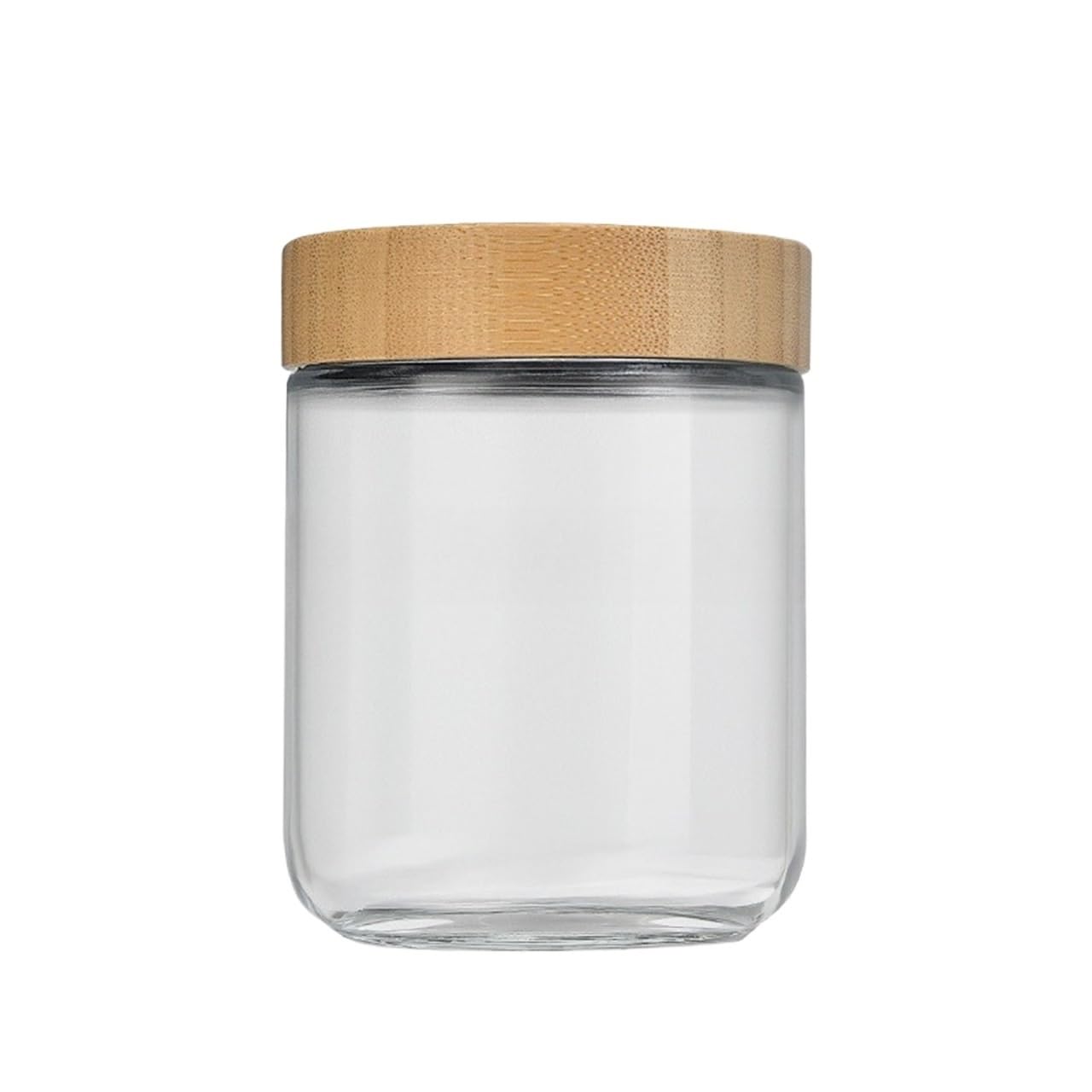 ZNJAMN 1pcs Jars With Airtight Lid Night Oats Container With for Pickling(500ml)