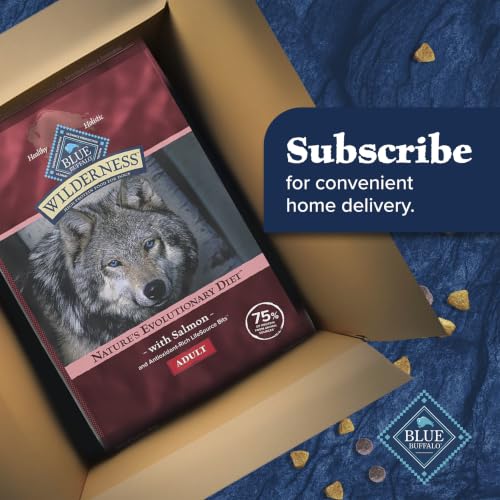 Blue Buffalo Wilderness Salmon Adult Dry Dog Food with Wholesome Grains + Antioxidant-Rich Fruits & Veggies, 39g Protein, Vibrant Energy for an Active Life, Made with Natural Ingredients, 24 lbs. by Blue Buffalo - Image 7