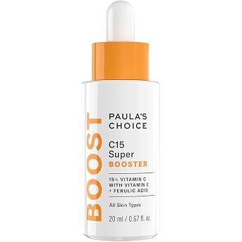 Paula's Choice C15 Vitamin C Super Booster - Anti-Aging Serum with 15% Vitamin C - Removes Brown Stains for Dull Skin - With 