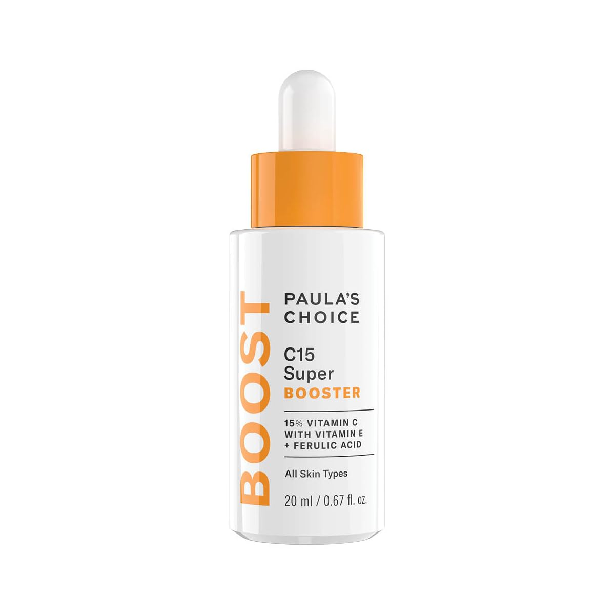 Paula's Choice C15 Vitamine C Super BOOSTER - Anti-Âge Sérum avec 15% Vitamine C - Estompe les Taches Brunes pour une Peau Terne