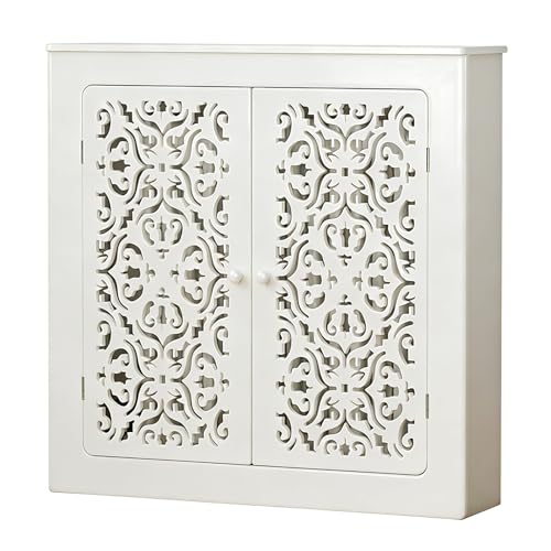 Cubre Radiadores Blancos con Tablero de 12mm de Grosor Cubre Radiador Decorativo Estructura de Caja y Espiga Cubreradiadores Modernos para Cocina, Salón y Baño(90x80x20cm)