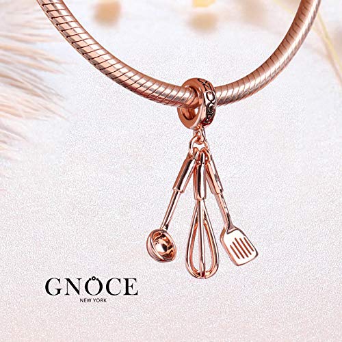 Image of GNOCE Food Themed Charm Beads Fit Charm Bracelet Necklace for Women