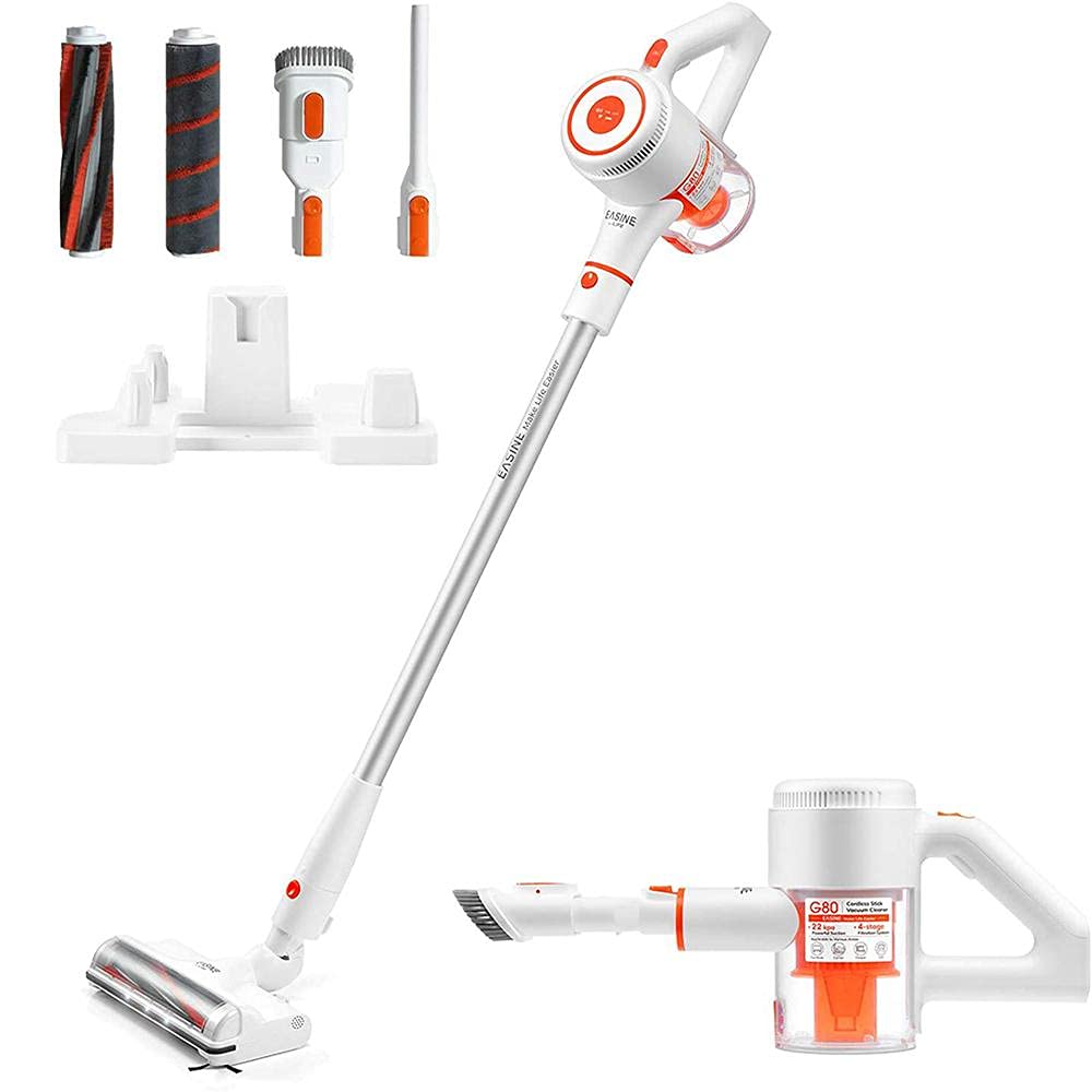 ILIFE G80 Cordless Stick Vacuum,250 Watt, 22000Pa Powerful Suction