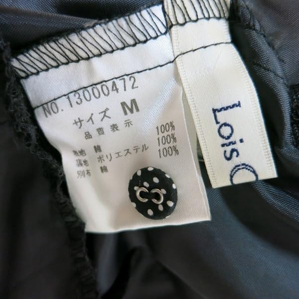 Amazon.co.jp: ロイスクレヨン LoisCRAYON ワンピース M 黒 半袖  