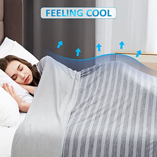 Guohaoi Cooling Throw Blanket for Hot Sleepers,Arc-Chill Q-Max >0.5 Cool Fiber,100% Oeko-Tex Certified Lightweight… - Image 7