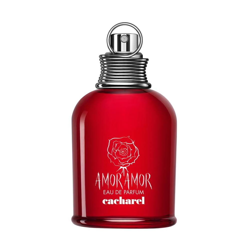 CACHAREL Amor Amor - Eau de Parfum Femme - Floral & Chypré - Accord de Poire, Accord de Rose & Musc Blanc - Tenue Longue Durée - Spray Vaporisateur