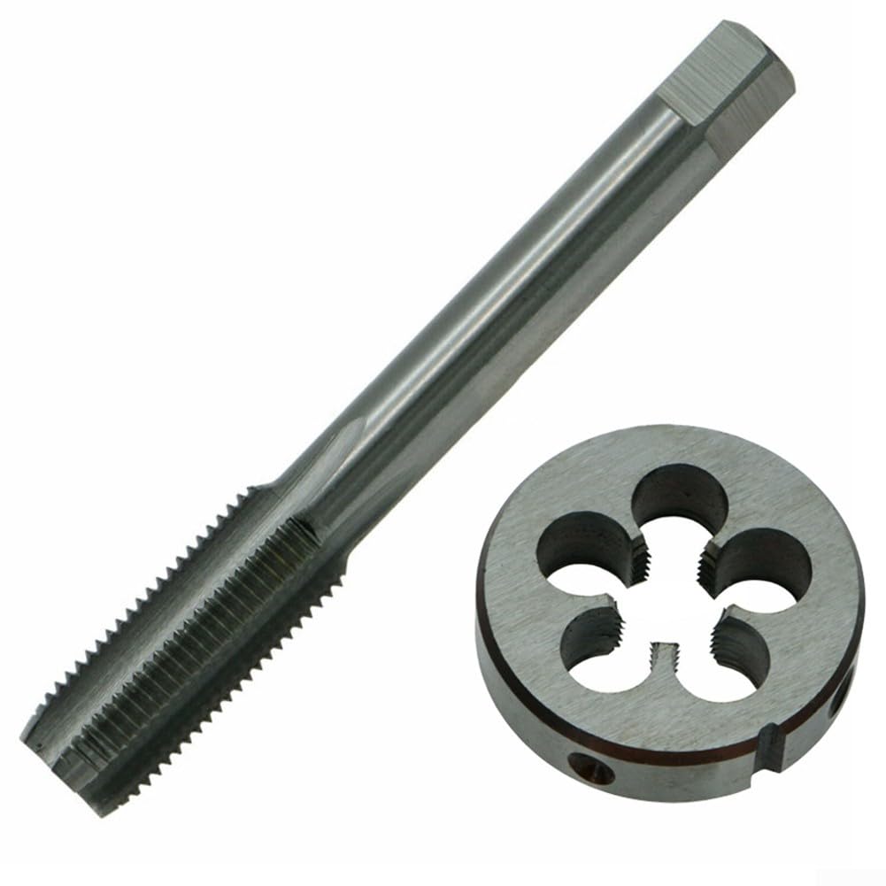 Zestaw gwintowników i narzynek, gwintowniki i narzynki do gwintów okrągłych, gwint metryczny prawy 12 mm x 1,25 HSS M12 x skok 1,25 mm