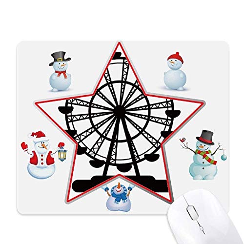 Tapis de souris Noël et Bonhomme de Neige pour décorer votre bureau