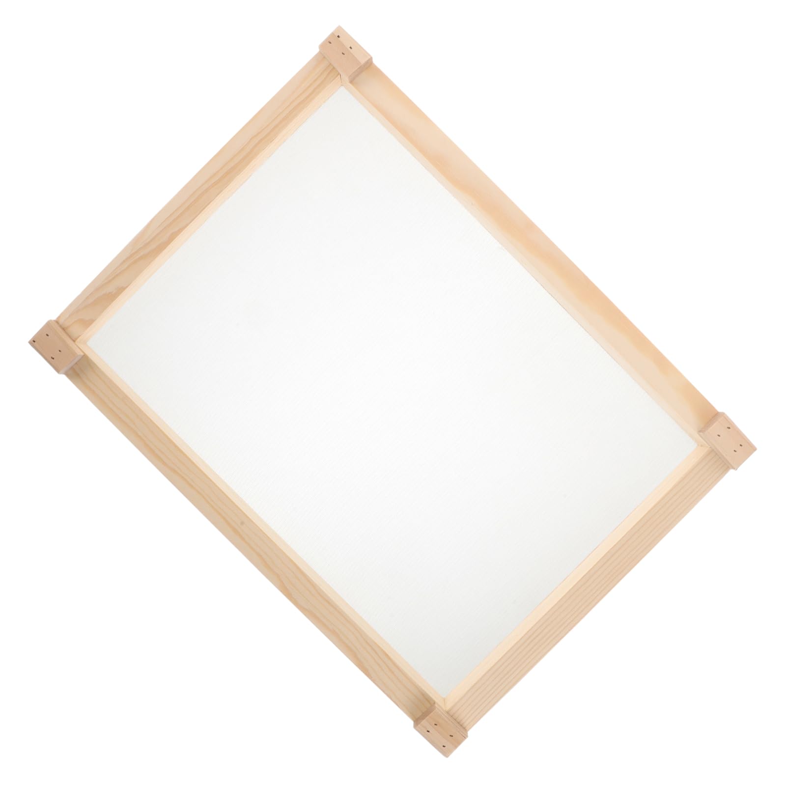 Marco de Madera de Secado de Incienso Artesanal KJHBV con Malla Cuadrada Beige