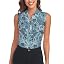 Button-cashew Blue