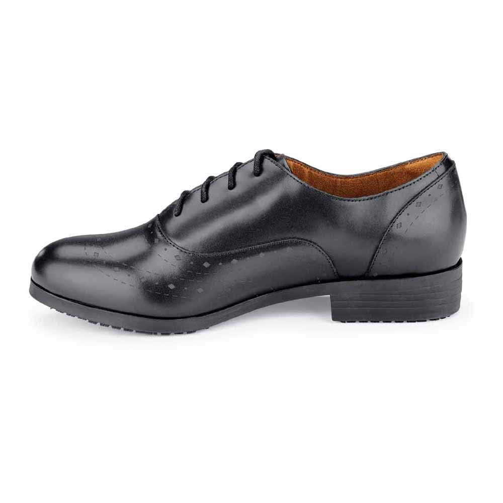 Shoes for Crews Chaussures Kora – Chaussures en Cuir Confortables, Semelles intérieures rembourrées, Semelle antidérapante, Style Classique pour Le Bureau – pour Femmes