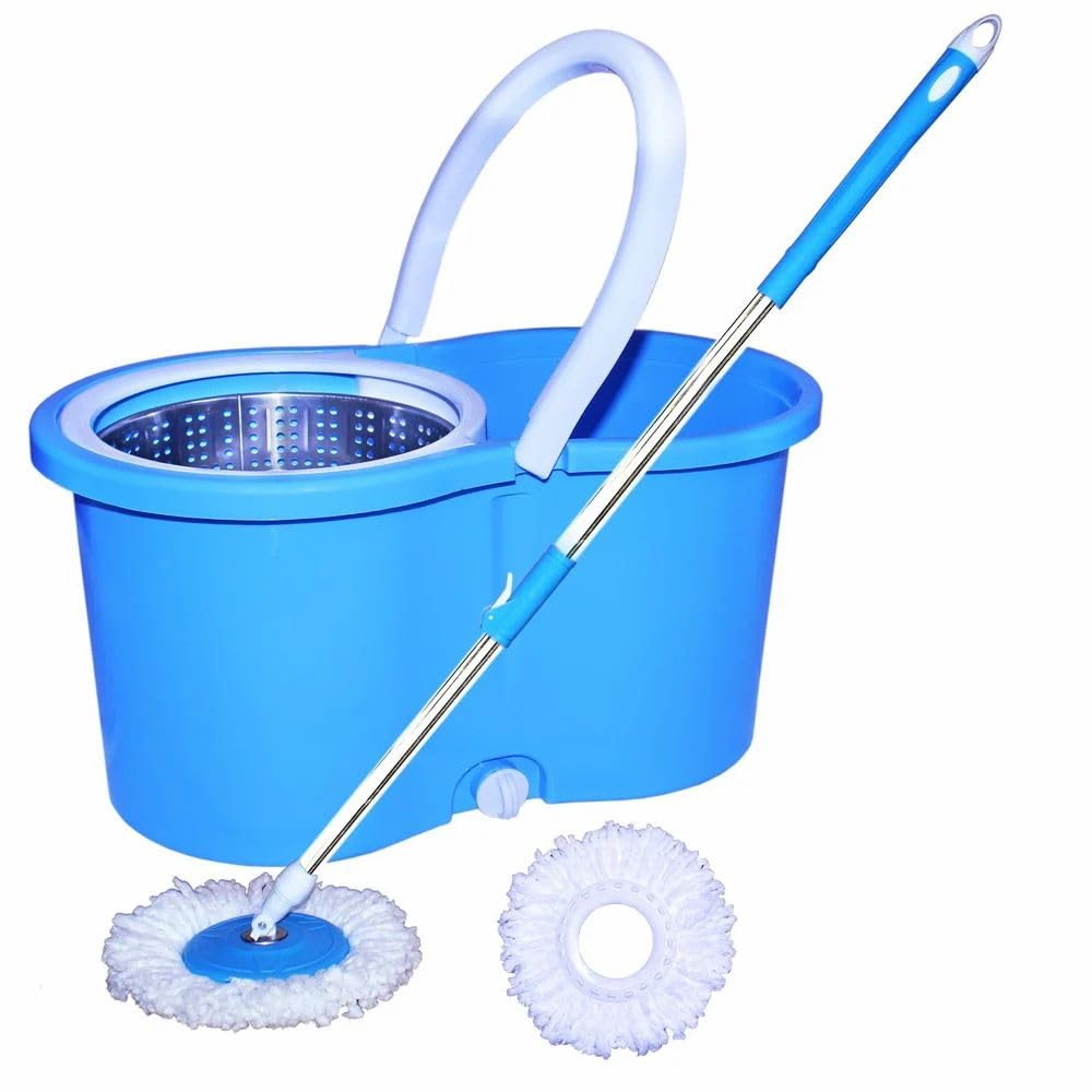 Stainless Steel Wringer Spin Mop
