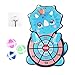Kinder Klett Dartscheibe Für Drinnen Und Draußen Zum Aufhängen Mit 3 Klebrigen Bällen, 1 Klebrige Haken Kinder Tierform Brettspiele Toy-Safe Dart Game Kinder Geschenk Outdoor Indoor Spiel Wahl