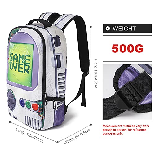 School Backpack Kid Teenager Middle Book Bag for Boys and Girls (Game Over)2