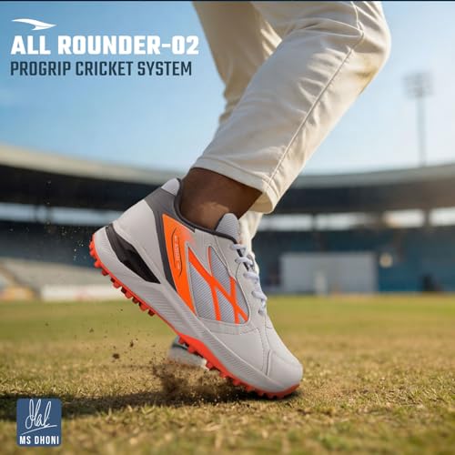 Image of ASIAN All Rounder-01 Men's Cricket Shoes | Lightweight, Durable Sports Shoes with Superior Grip, Cushion Comfort & Steady Support for All-Terrain Cricket Play