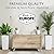 Mueller M-Resin Heavy Duty Tall Planters for Outdoor Plants, Indoor Grande Plant Pots, Boxes, Trees, Flower Pots, 2-Piece Set, 24”, Modern Design, Built-in Drainage, Front Porch Decor, White
