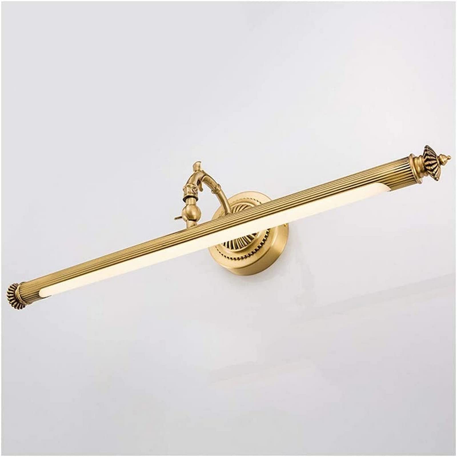 Applique murale cuivre LED 48cm luminaire de vanité étanche haut de gamme