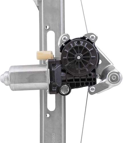 Miniatura 3 de Brock Elevalunas eléctrico trasero de repuesto para pasajeros con conjunto de motor compatible con 1999-2005 Serie 3 E46 Sedan Wagon 51358212100