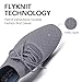 Men's Casual Dress Oxfords Comfortable Shoes Knit Lightweight Breathable Fashion Sneaker Business Work Shoes Walking Thick Sole Tennis Footwear (AM25911-GRE-42) Grey