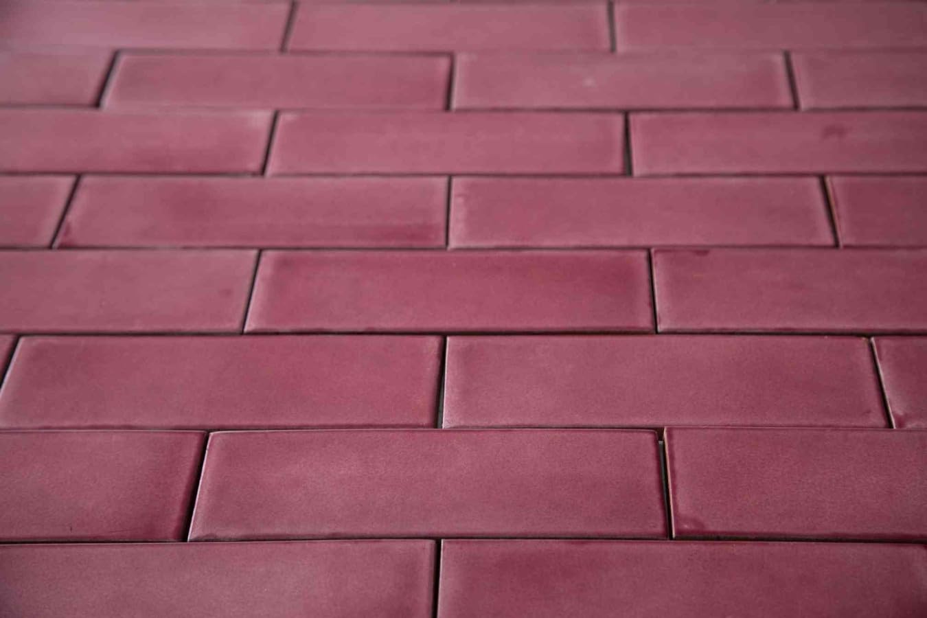 Cerames Azulejos de mosaico rosa de color sólido Rosa C - mosaico de cerámica mexicana Talavera, México Azulejos para cocina, baño, ducha, pared posterior de la cocina Un paquete de 35 rubor azulejos
