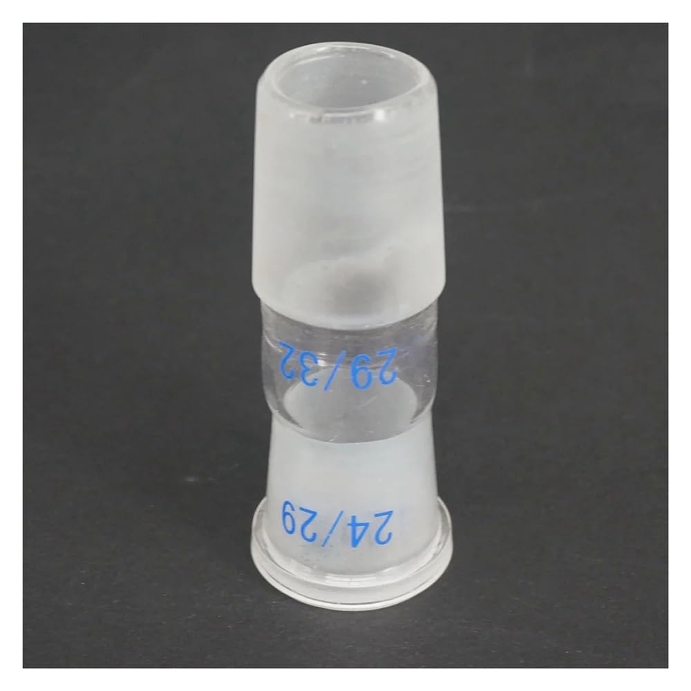 24/29 Buchse auf 29/32 Stecker Laborglas Reduzier-Transferadapter Glaswaren