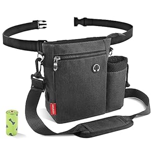 Aemiao Graue Leckerli-Tasche mit Wasserflaschenhalter