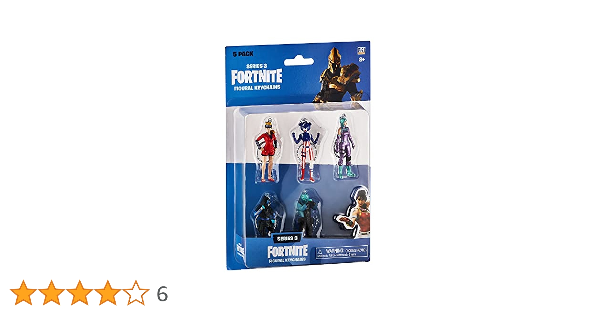 Amazon.co.jp: Fortnite フィギュアキーホルダー 5個パック