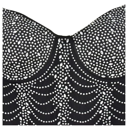 Image of Nagfar Women Rhinestone Sequin Birthday Party Sexy New Year Formal Dress